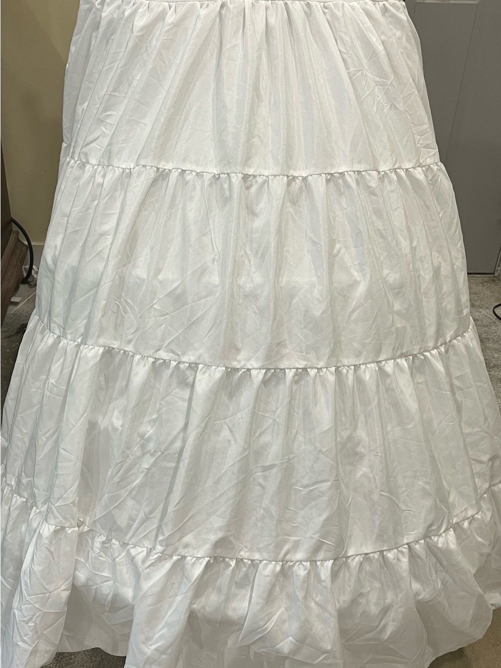 Beautelicate A-line full gown floor length bridal dress gown slip petticoat - Picture 4 of 5